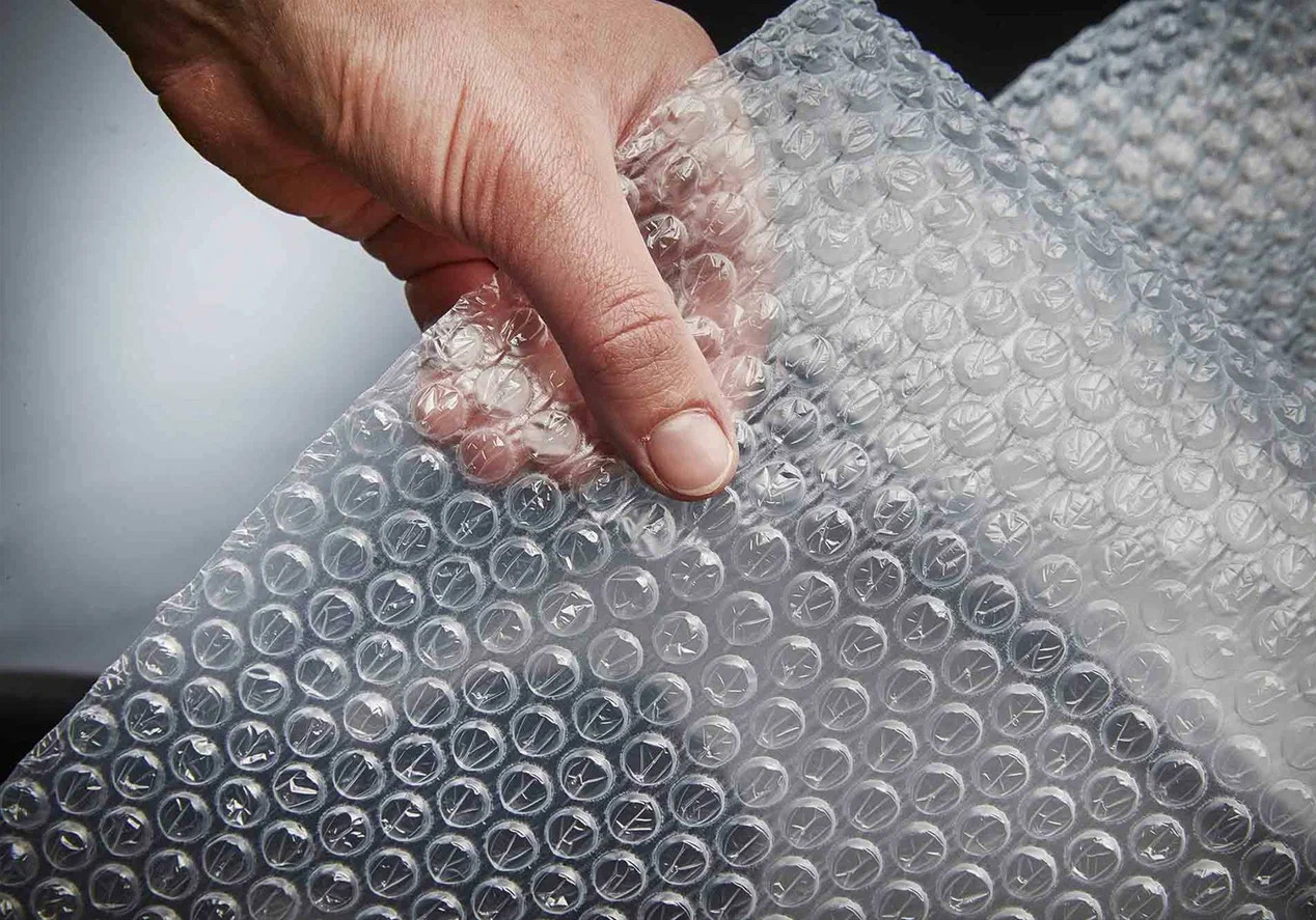 Bubble roll packaging